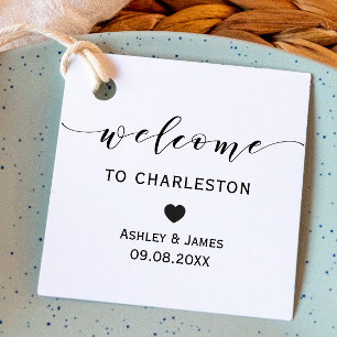 Wedding Welcome Gift Tags for Hotel Welcome Bags