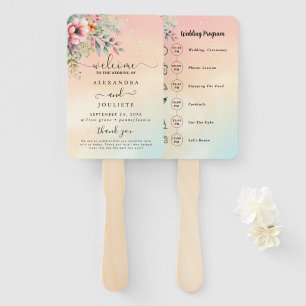 Wedding Welcome Hand Fan