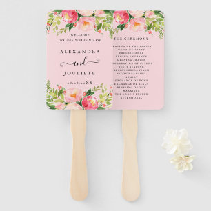 Wedding Welcome Hand Fan