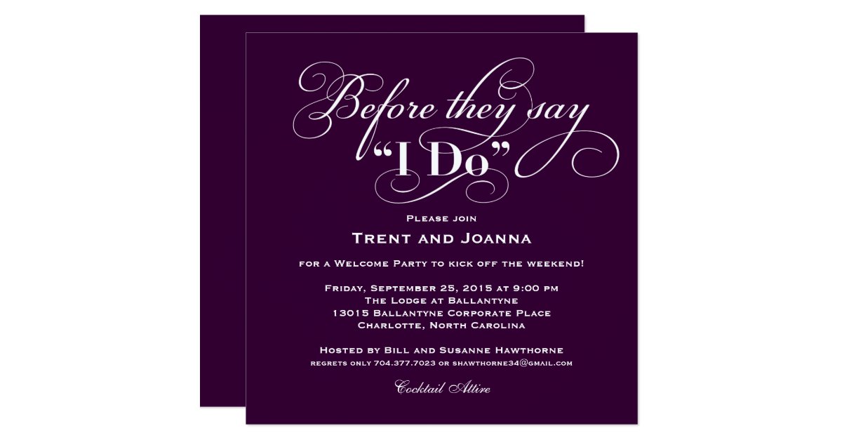 Zazzle Baby Shower Invitations: Welcome Party Wedding Invitation Wording