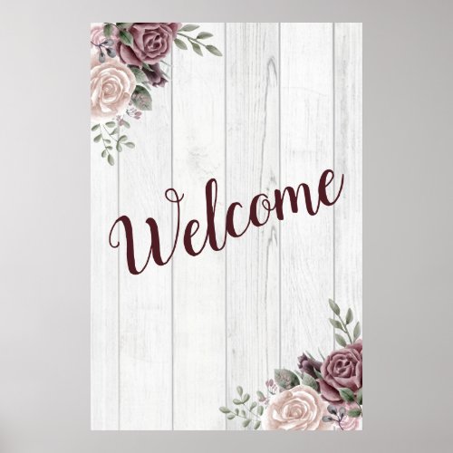 Wedding Welcome Poster
