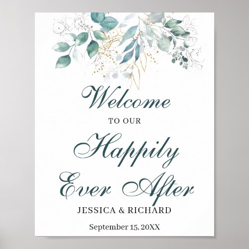 Wedding Welcome Poster Sign
