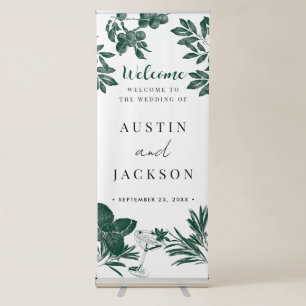 Wedding Welcome Retractable Banne Banner