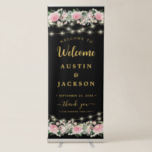  Wedding Welcome Retractable Banne Retractable Banner
