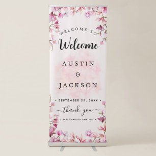 Wedding Welcome Retractable Banne Retractable Banner