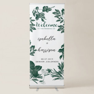 Wedding Welcome Retractable Banne Retractable Banner
