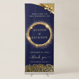 Wedding Welcome Retractable Banner