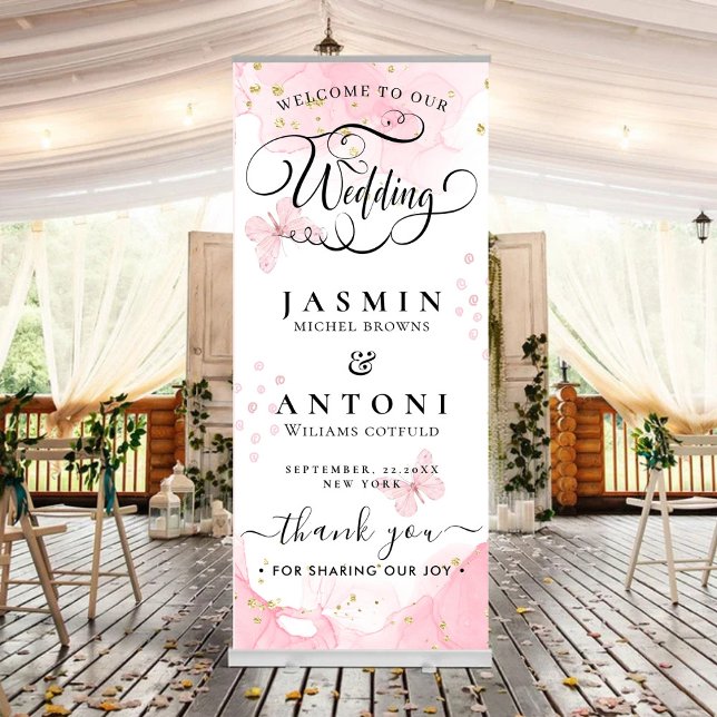 Wedding  Welcome  Retractable Banner (Creator Uploaded)