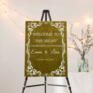 Wedding Welcome Sign
