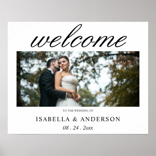 Wedding Welcome Sign (Front)