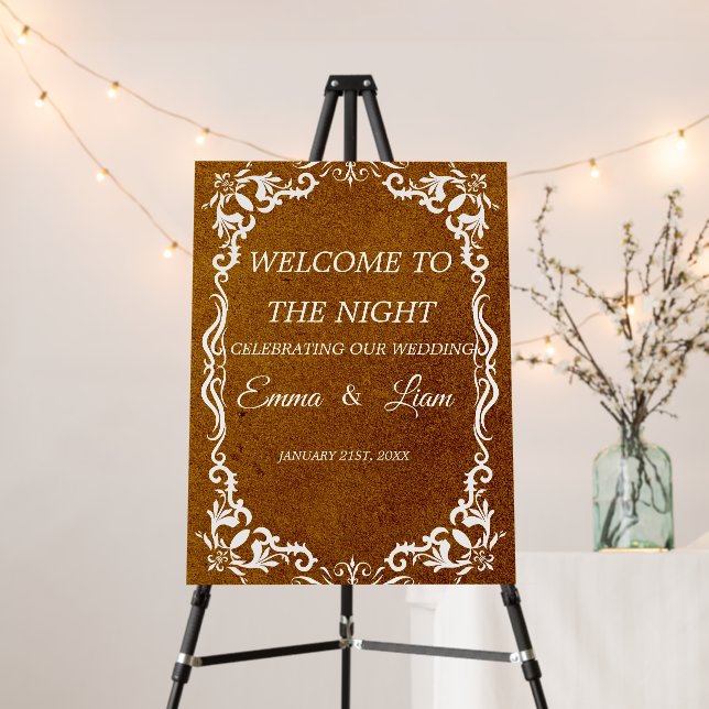 Wedding Welcome Sign (In Situ (Stand))