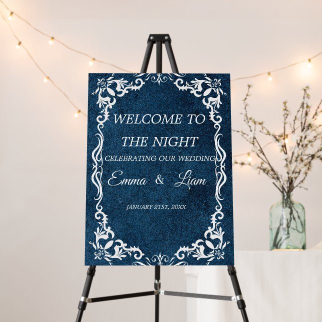 Wedding Welcome Sign (In Situ (Stand))