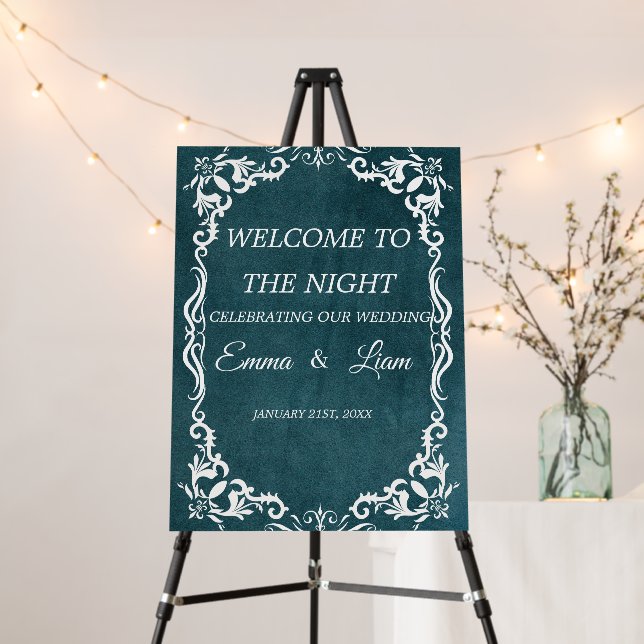 Wedding Welcome Sign (In Situ (Stand))