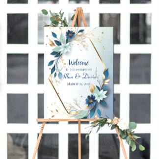 Wedding welcome sign
