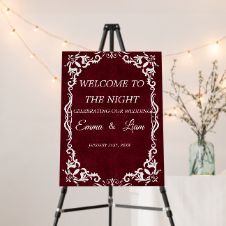 Wedding Welcome Sign