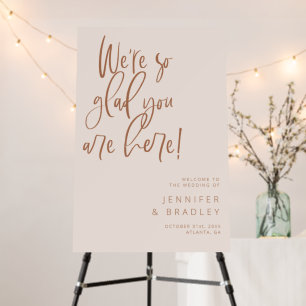 Wedding Welcome Sign Blush Pink