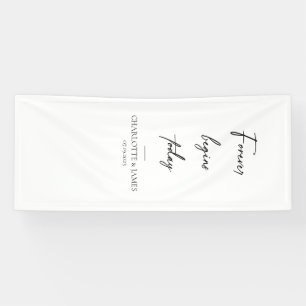 Wedding Welcome Sign, Fabric Welcome Sign