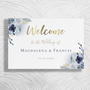 Wedding Welcome Sign Foam Boards by amoredesign at Zazzle
