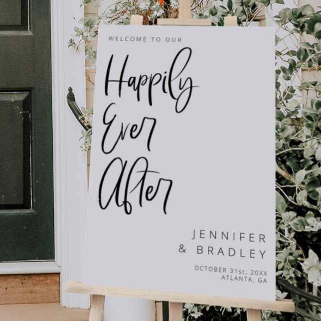 Wedding Welcome Sign | Happily Ever After (Creator Uploaded)