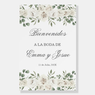 Wedding Welcome sign in Spanish