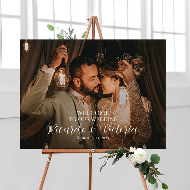Wedding welcome sign photo poster (Creator Uploaded)