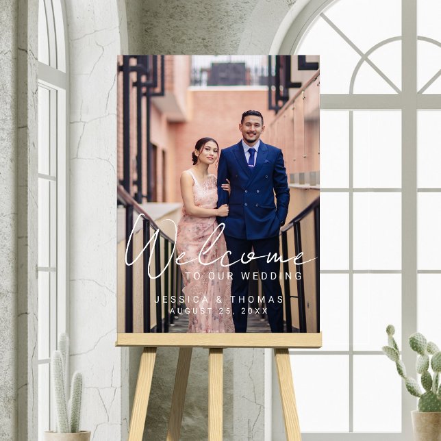 Wedding Welcome Sign Photo Poster Foam Board (Creator Uploaded)