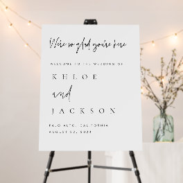 Wedding Welcome Sign Reception Venue Decor