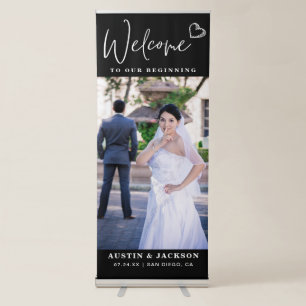 Wedding Welcome Sign Retractable Banner Template