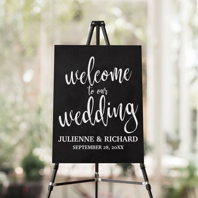Wedding Welcome Sign Rustic Chalkboard (Creator Uploaded)