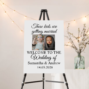 Wedding welcome sign, Wedding Entrance Decor Foam Board
