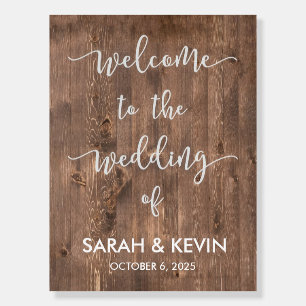 Wedding Welcome Sign - Welcome to the Wedding of