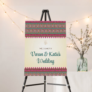 Wedding welcome signs Phera Welcome signs, Hindu