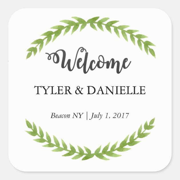 Wedding Welcome Sticker