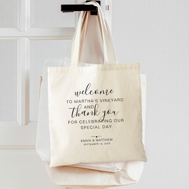 Wedding Welcome Thank You Destination Tote Bag (Wedding Welcome Thank You Destination Tote Bag)