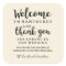 Wedding Welcome Thank You Hotel Custom Favor Bag