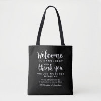 Wedding Welcome, Thank You Hotel Custom Gift Bag