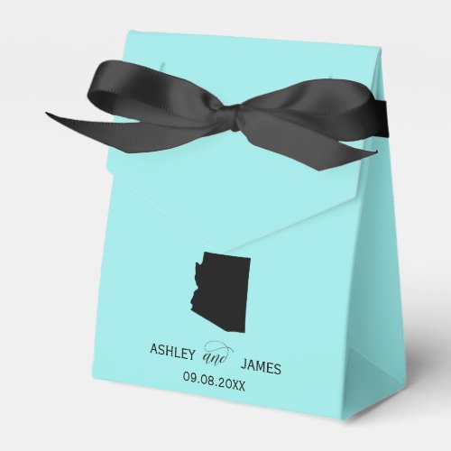 Wedding Welcome to Arizona Favor Box State Map Favor Boxes