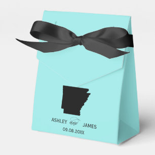 Wedding Welcome to Arkansas Favor Box, State Map Boxes