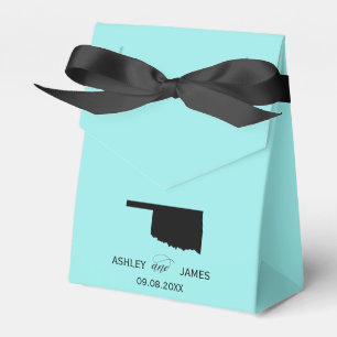 Wedding Welcome to Oklahoma Favor Box, State Map Boxes
