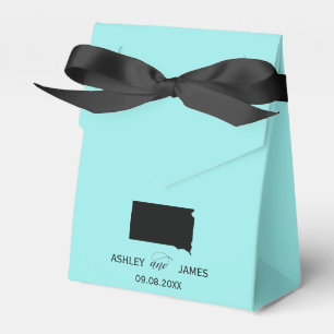 Wedding Welcome to South Dakota Favor Box, Map Boxes