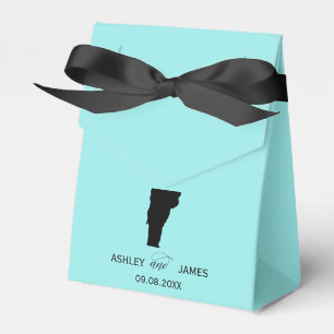 Wedding Welcome to Vermont Favor Box, Map Favor Boxes