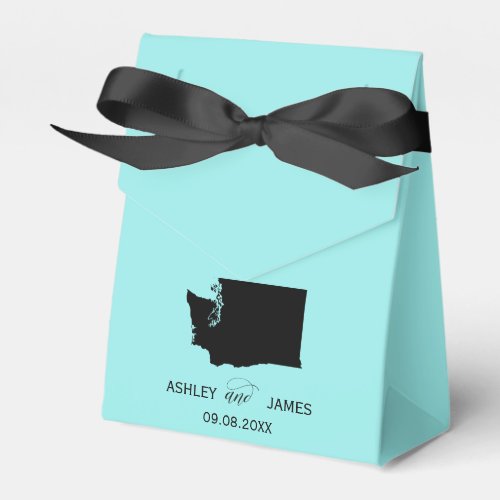 Wedding Welcome to Washington Favor Box with Map