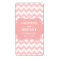 Wedding Wine Bottle Pink Chevron Pattern Favor