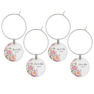 Wedding Wine Glass Charm