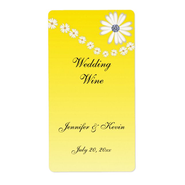 Wedding Wine Label (Front)