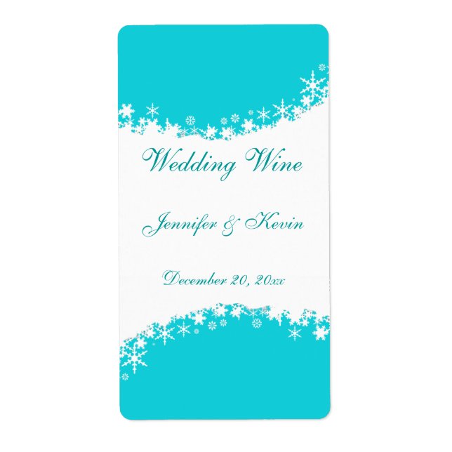 Wedding Wine Label (Front)