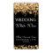 Wedding Wine Label Gold Lights