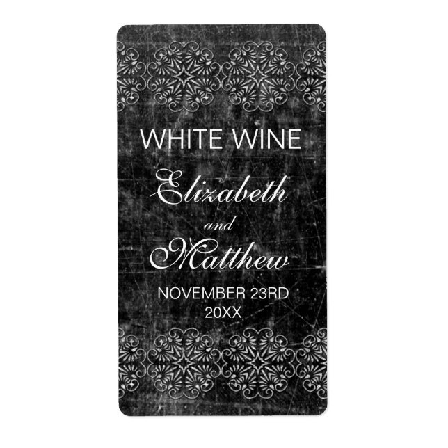 Wedding Wine Labels (Front)
