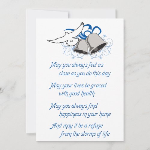 Wedding Wishes Card