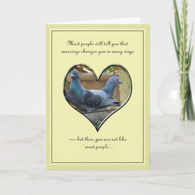 Wedding wishes card (Front)